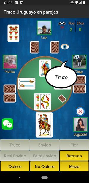 Truco Uruguayo screenshot 2
