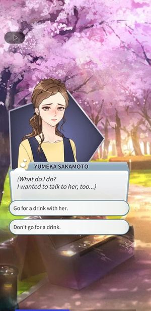 Under a Tree with Cherry Blossoms: Love with One's Back screenshot 3