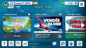 Virtual Regatta Offshore screenshot 1