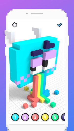 Voxel - 3D Color by Number screenshot 1