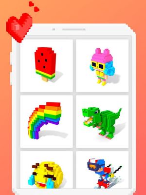 Voxel - 3D Color by Number screenshot 3