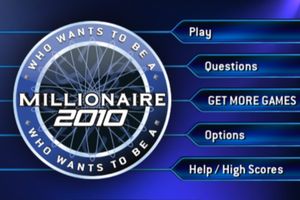 Who Wants To Be A Millionaire 2010 screenshot 1