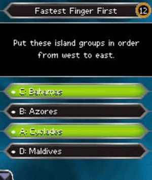 Who Wants To Be A Millionaire? 2011 screenshot 1