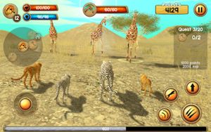 Wild Cheetah Sim 3D screenshot 2