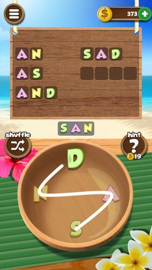 Word Beach: Word Games for Fun screenshot 1