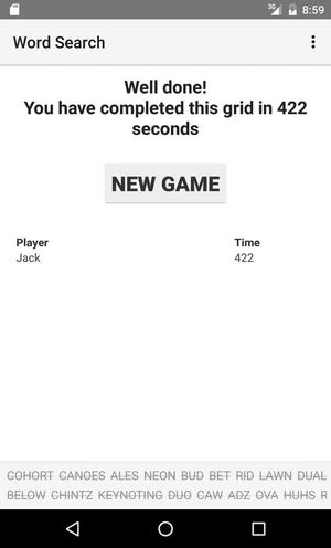 Word Search screenshot 1