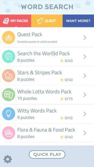Word Search Puzzles screenshot 3