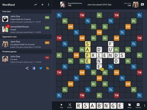 Wordfeud screenshot 1