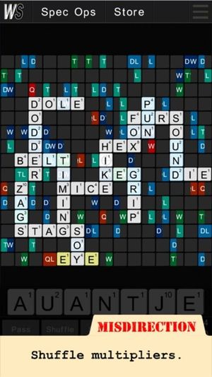 Wordspionage screenshot 1