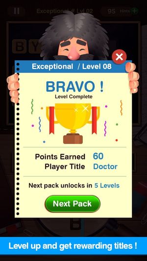 Wordstine - Anagram Word Game screenshot 2
