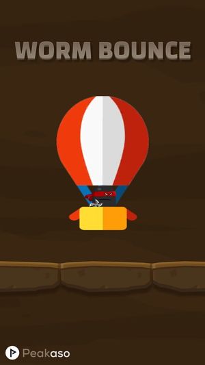 Worm Bounce: Worms Jump King screenshot 1