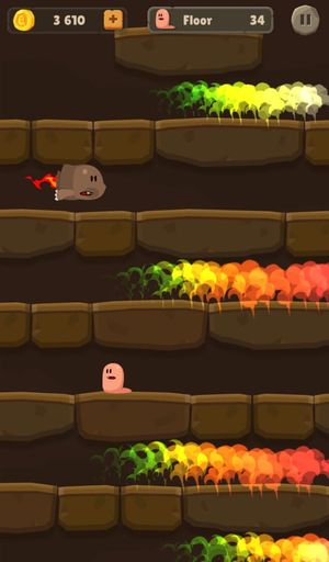 Worm Bounce: Worms Jump King screenshot 2