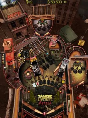 Zombie Attack Pinball HD: Monster Challenge screenshot 2