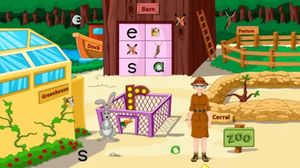 Zoo-phonics 4: Robby Rabbit's Matching Pairs screenshot 1